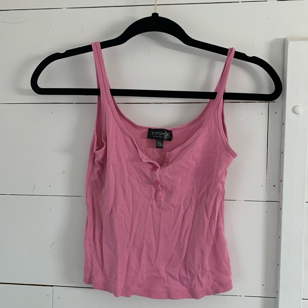 TOP SHOP PINK TANK